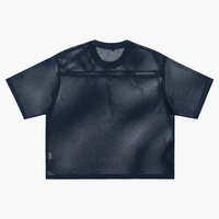 Desire Mesh Tee "Navy Blue"