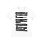 "white i miss you" tee