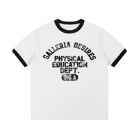 Galleria Desires Ringer Tee "White"